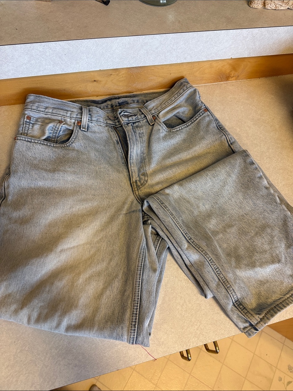Levi’s Jeans - light blue was, baggy for 32x32